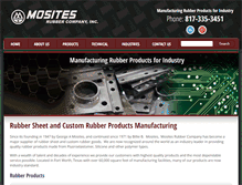 Tablet Screenshot of mositesrubber.com
